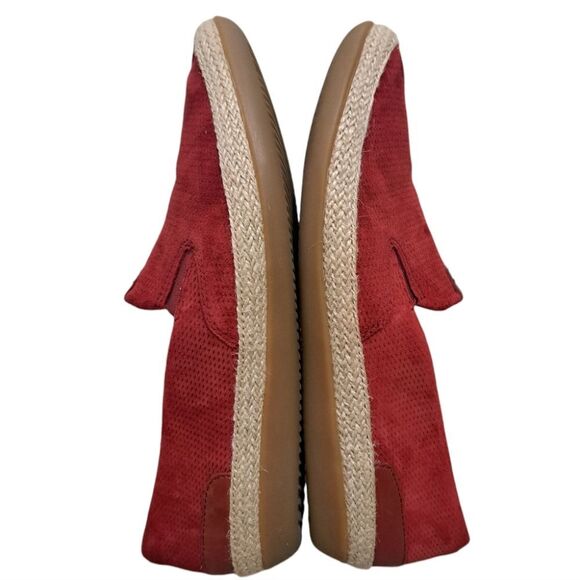 Clark's Collection Ultimate Comfort Espadrille Leather Suede Slip On Shoes Sz 9 - Picture 3 of 17